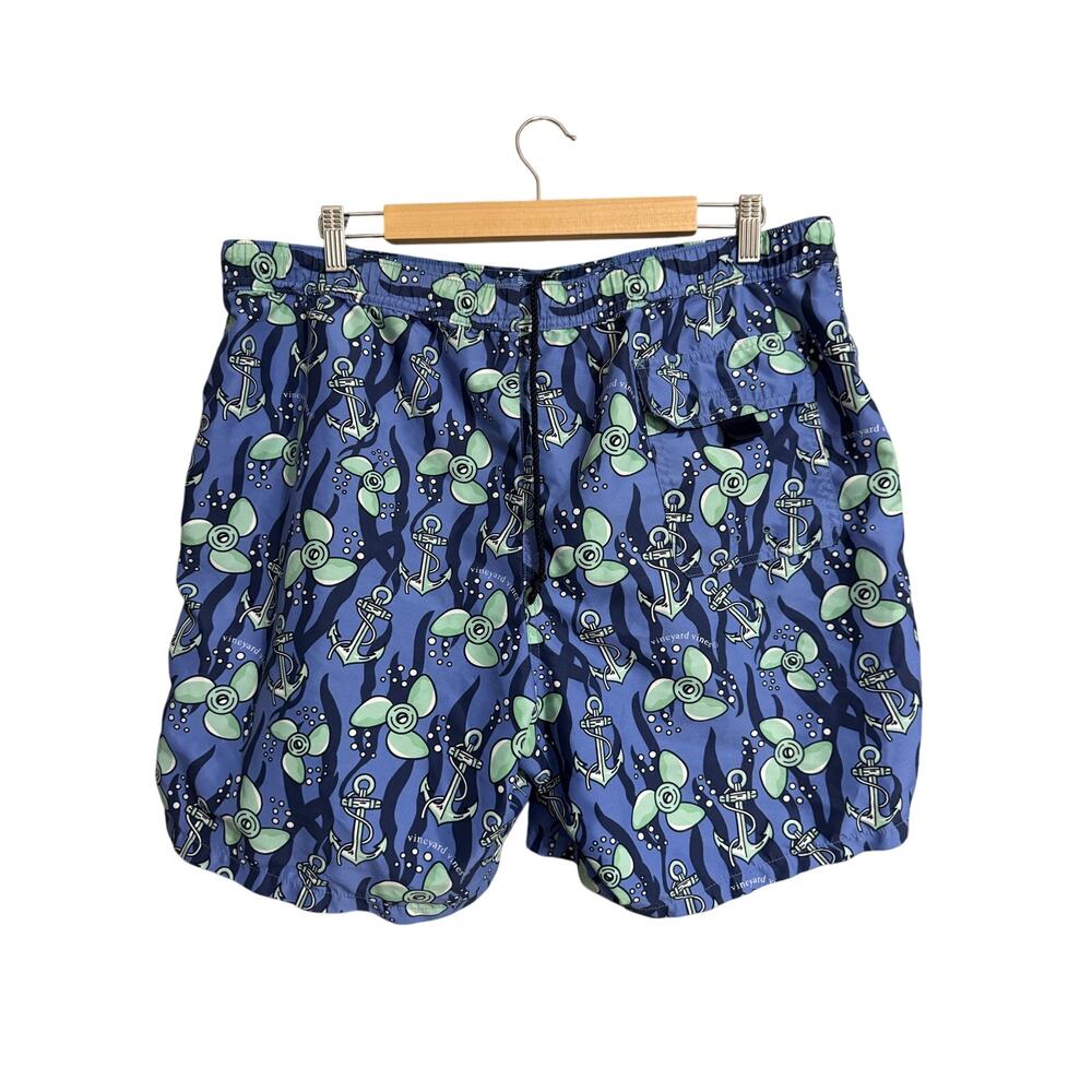 Vineyard Vines Fan Anchor Swim Trunks Size Large